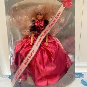 Antique Vintage 1989 Special Edition Celebration Sandi Doll in Red Dress